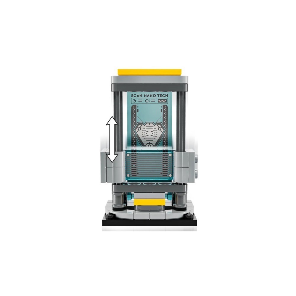 [Home&Brick] LEGO 76315 鋼鐵人的實驗室：鋼鐵裝展示區-細節圖6