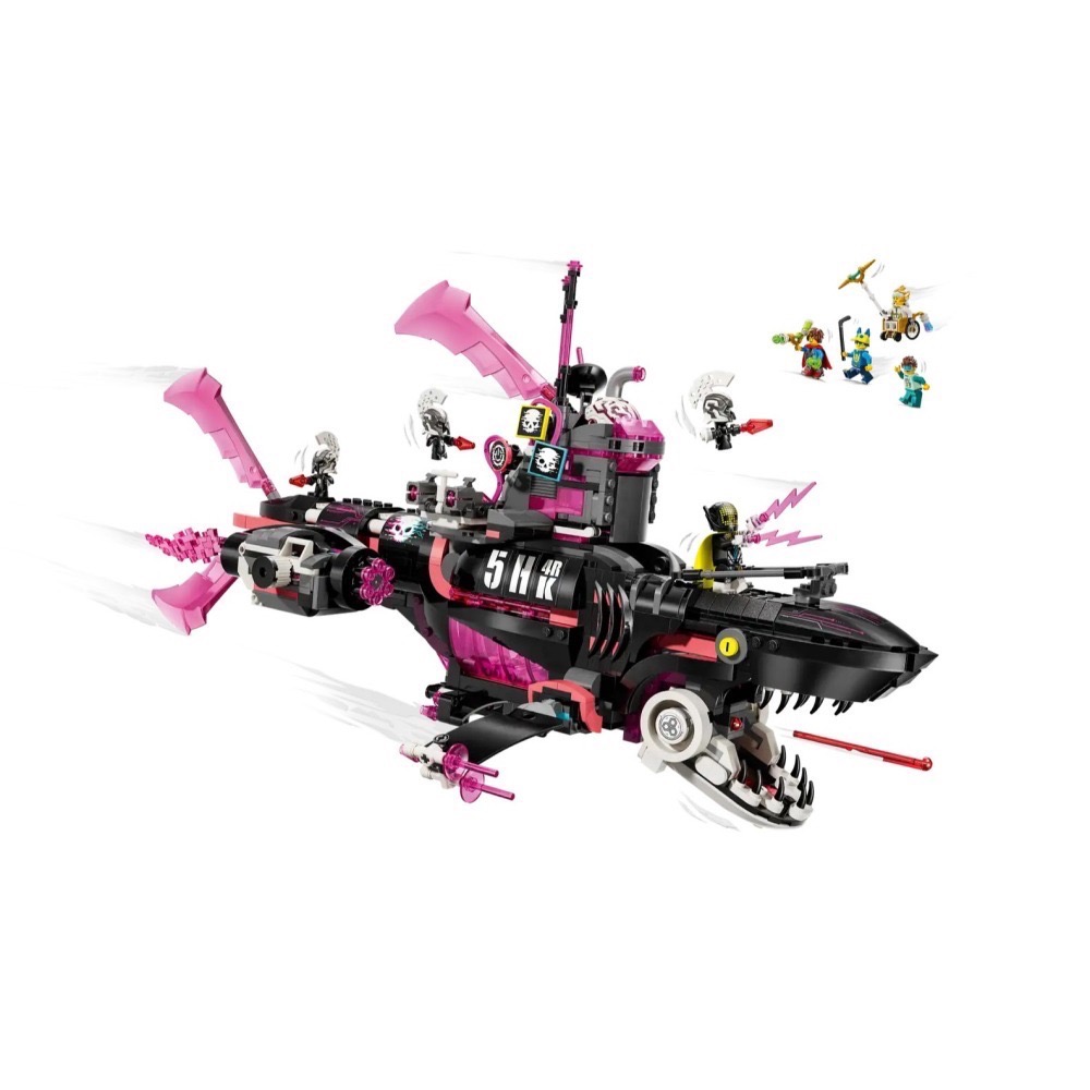 [Home&Brick] LEGO 71500 惡夢鯊魚潛水艇-細節圖4