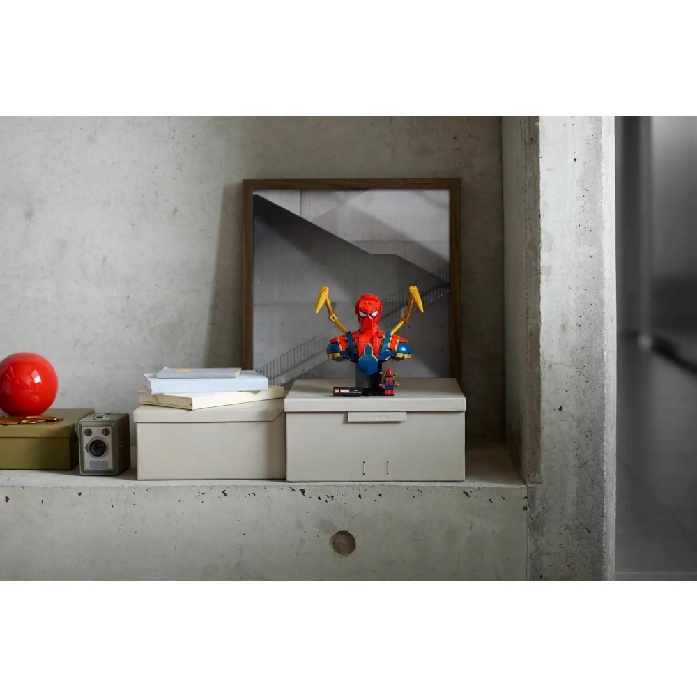 [Home&Brick] LEGO 76326 鋼鐵蜘蛛人半身像-細節圖7