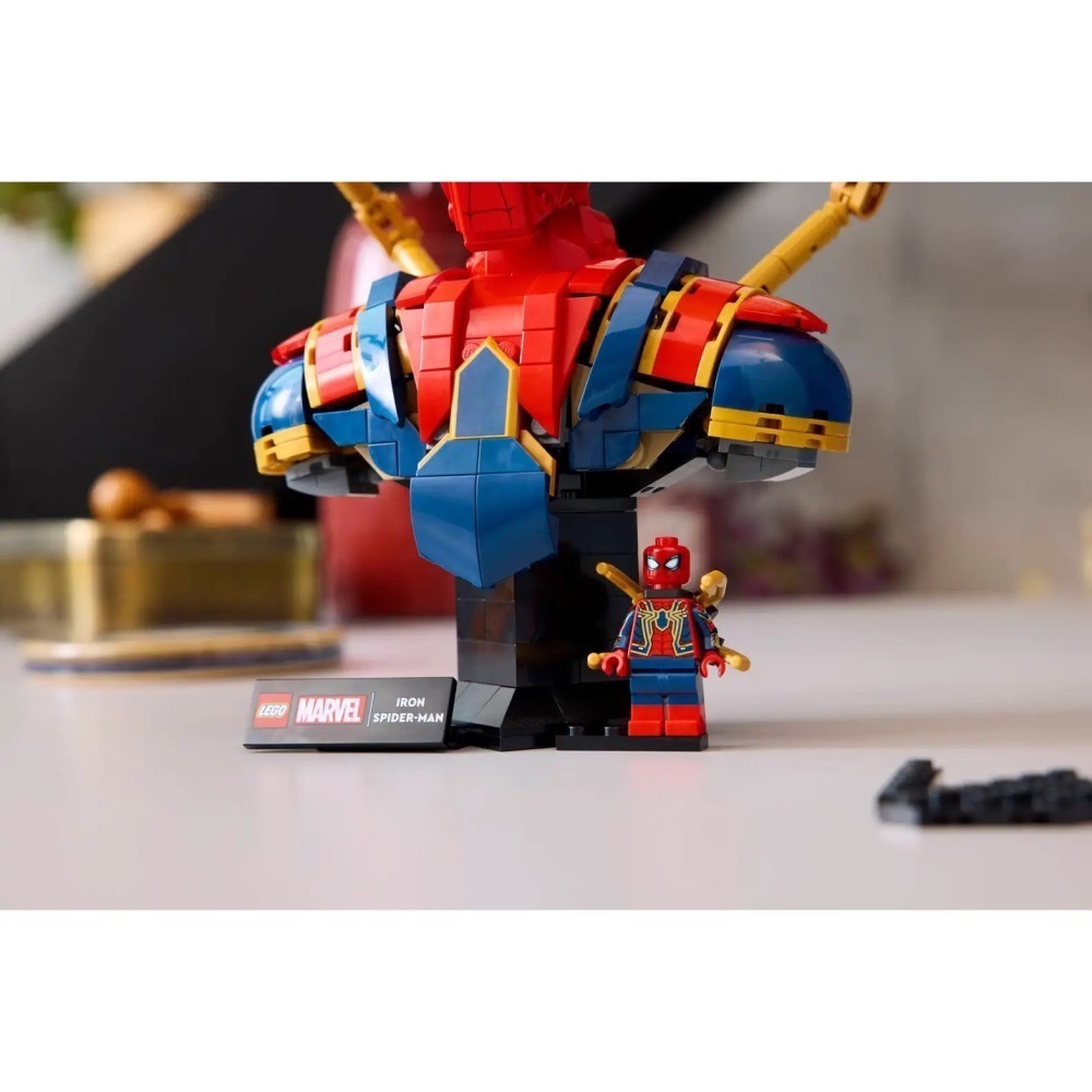 [Home&Brick] LEGO 76326 鋼鐵蜘蛛人半身像-細節圖6