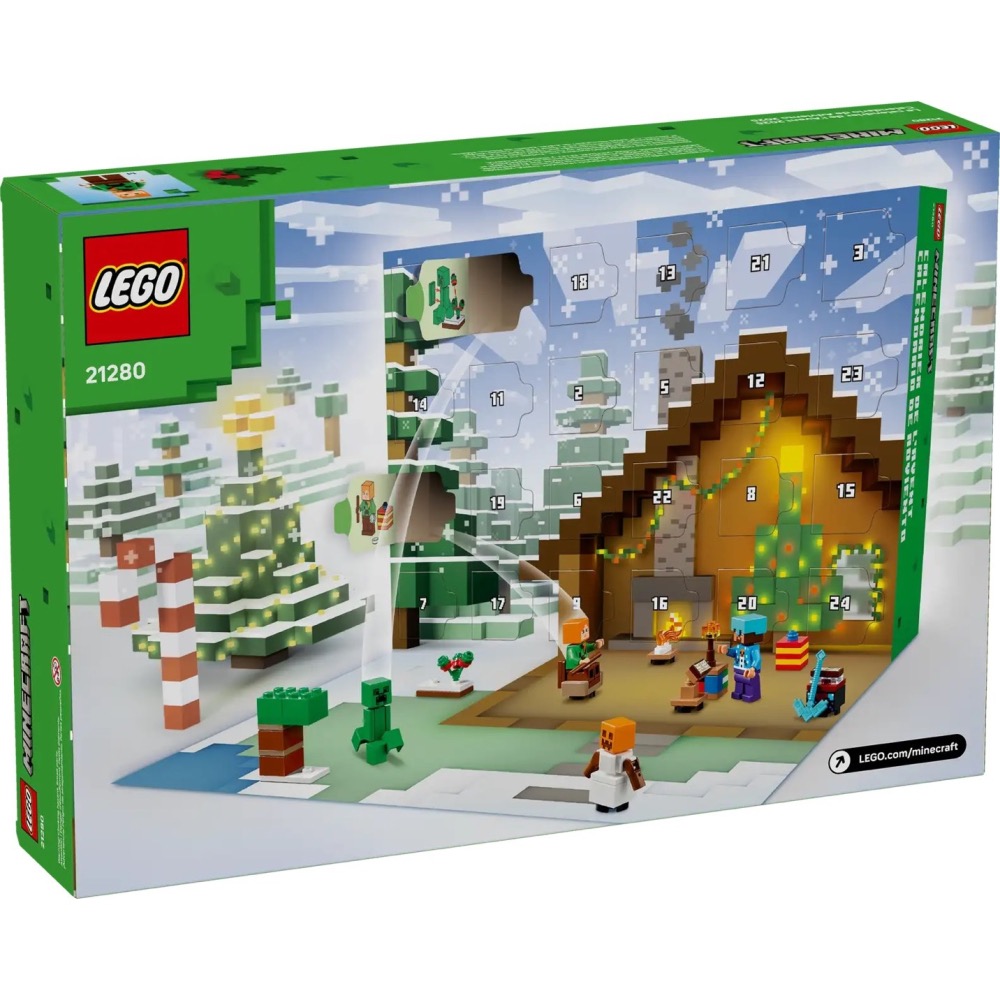 [Home&Brick] LEGO 21280 Minecraft® 2025 年倒數日曆-細節圖2