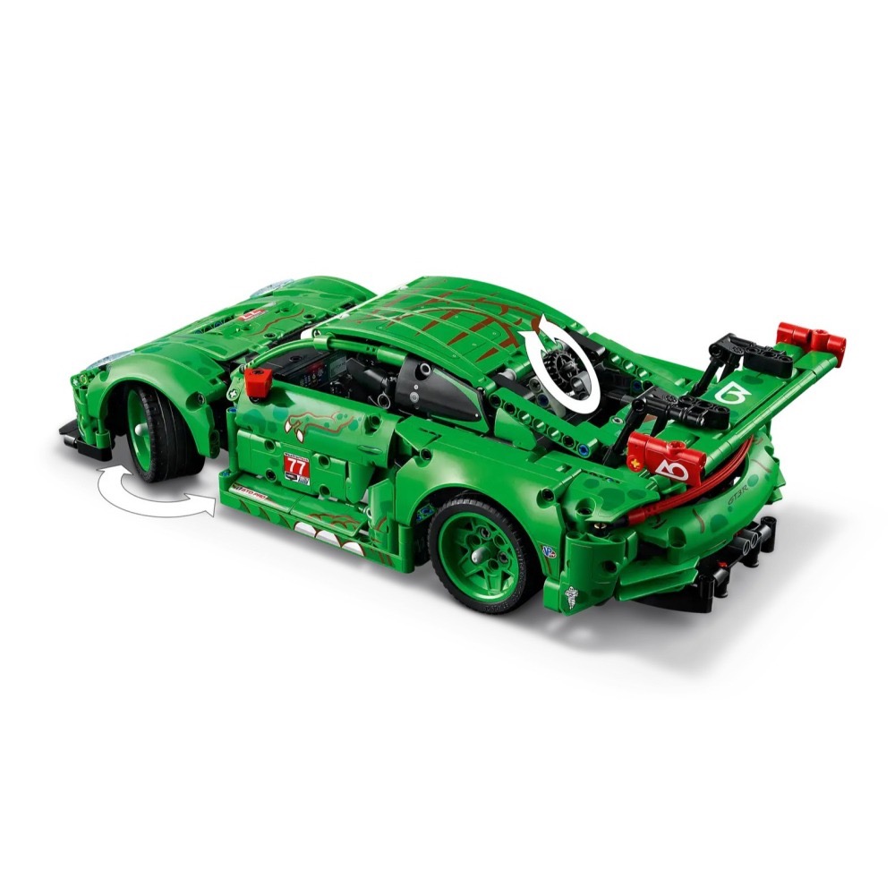 [Home&Brick] LEGO 42224 Porsche 911 GT3 R REXY AO Racing-細節圖6