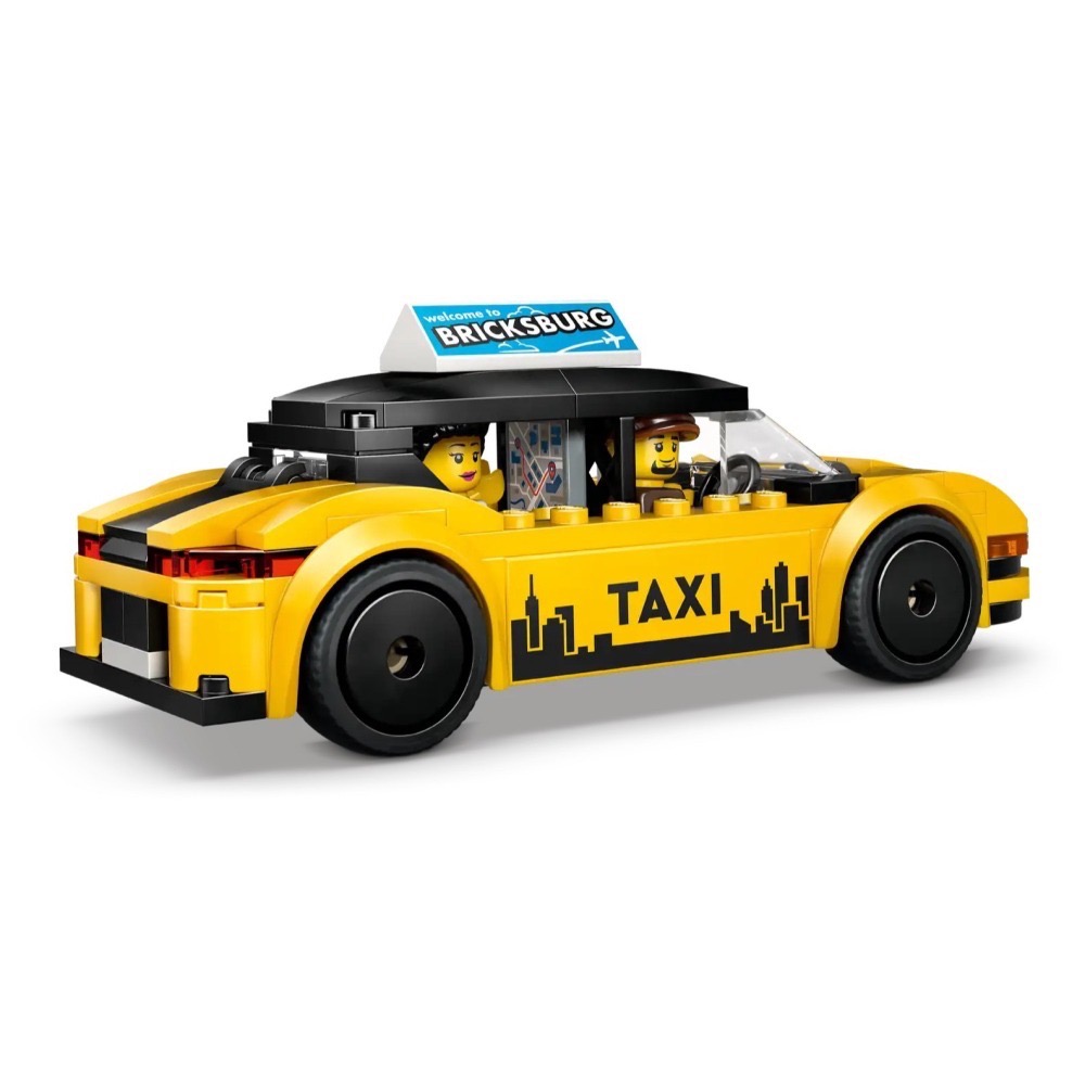 [Home&Brick] LEGO 60487 黃色計程車-細節圖3