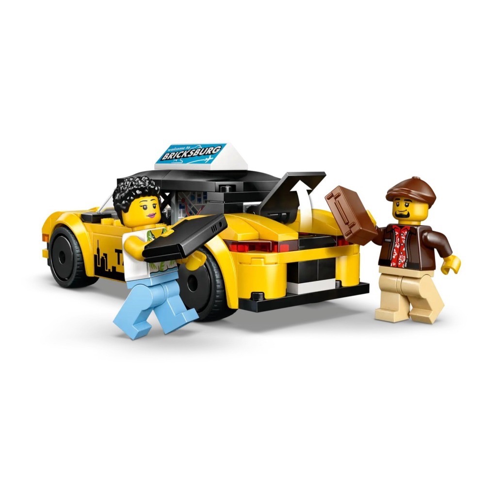 [Home&Brick] LEGO 60487 黃色計程車-細節圖5