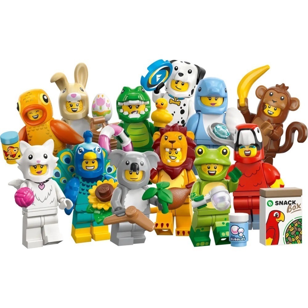 [Home&Brick] LEGO 71051 第 28 代人偶 動物/一套12款-細節圖2