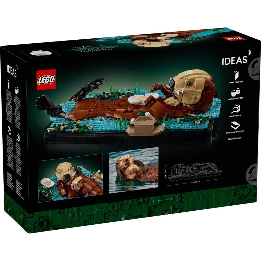 [Home&Brick] LEGO 21366 漂浮海獺-細節圖6