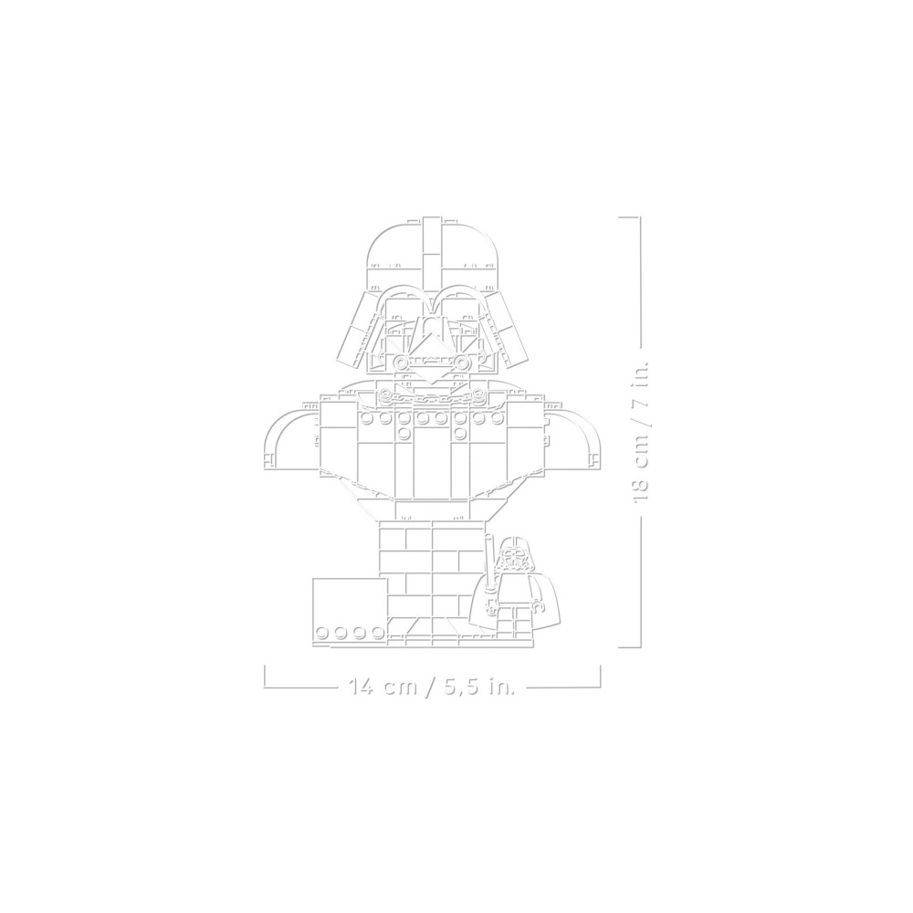 [Home&Brick] LEGO 75439 達斯維達™ 胸像-細節圖4