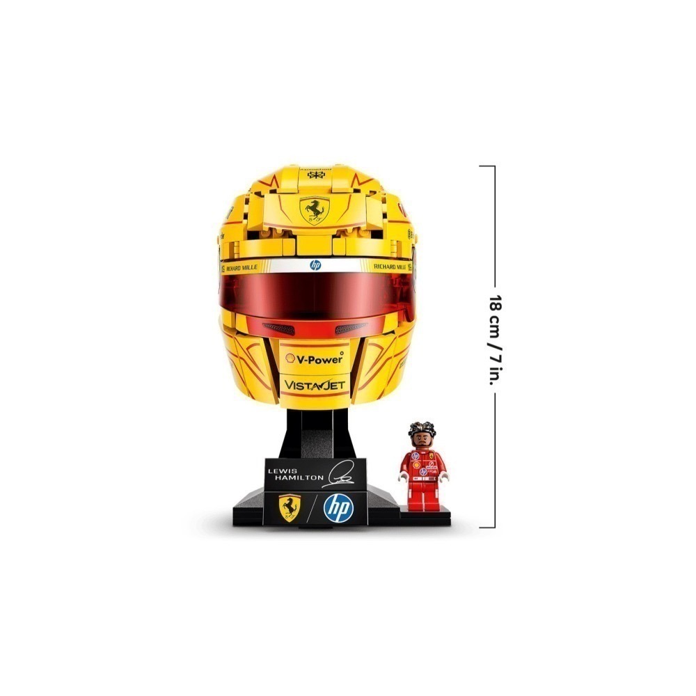[Home&Brick] LEGO 43022 Scuderia Ferrari HP Lewis Hamilton-細節圖4