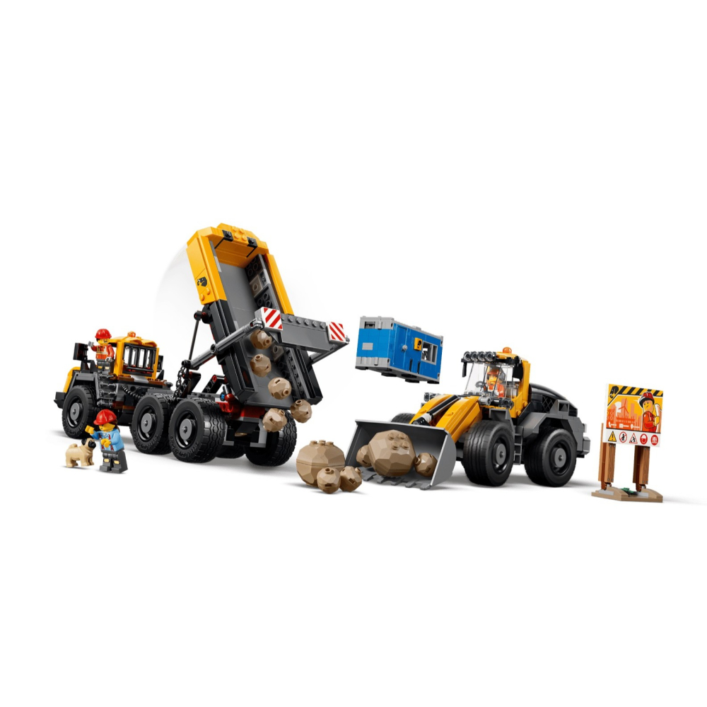 [Home&Brick] LEGO 60494 傾卸式卡車與前端裝載機-細節圖4