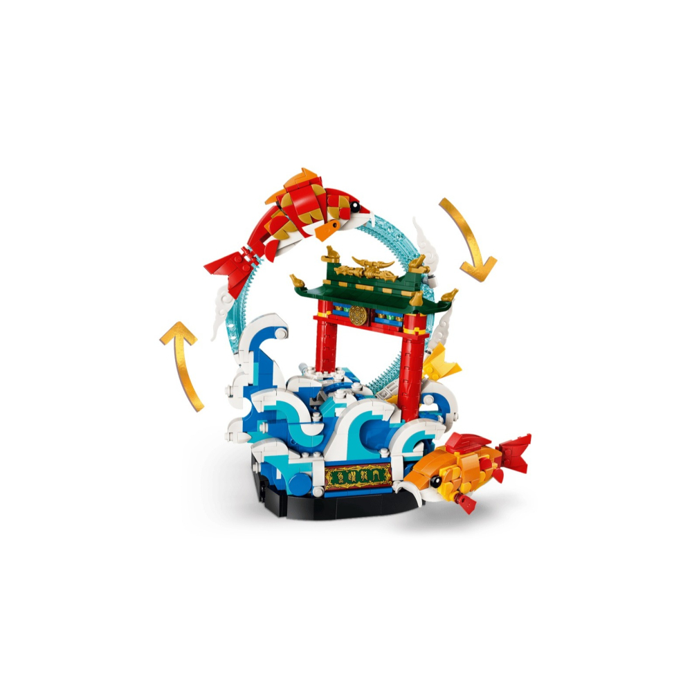 [Home&Brick] LEGO 80120 魚躍龍門-細節圖4
