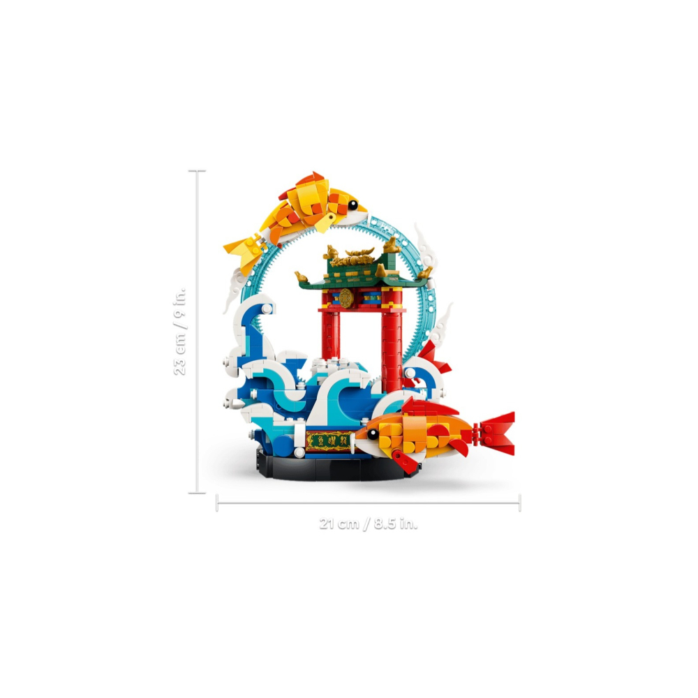 [Home&Brick] LEGO 80120 魚躍龍門-細節圖5