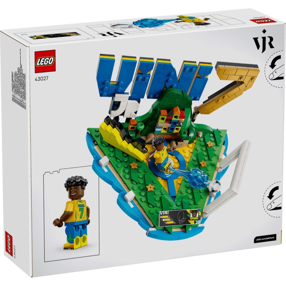 [Home&Brick] LEGO 43027 Vini Jr.－足壇焦點-細節圖2