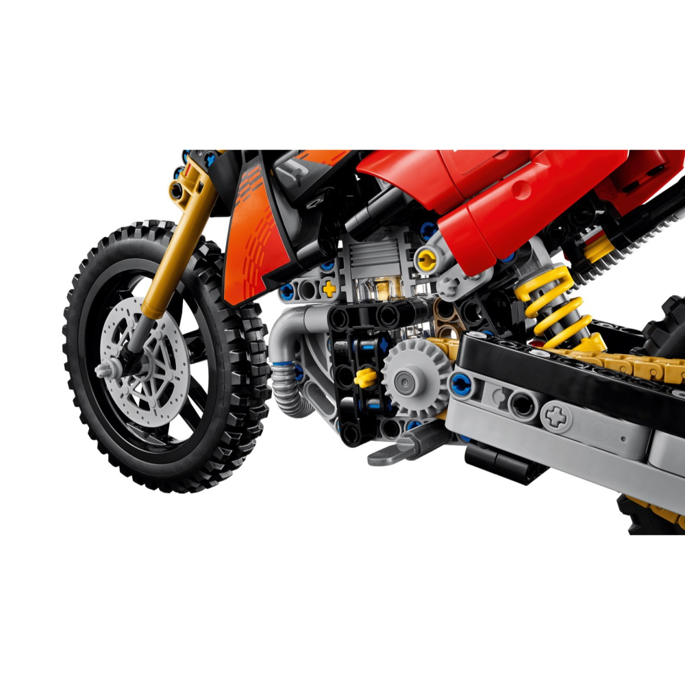 [Home&Brick] LEGO 42238  Ducati Desmo450 MX Factory 摩托車-細節圖5