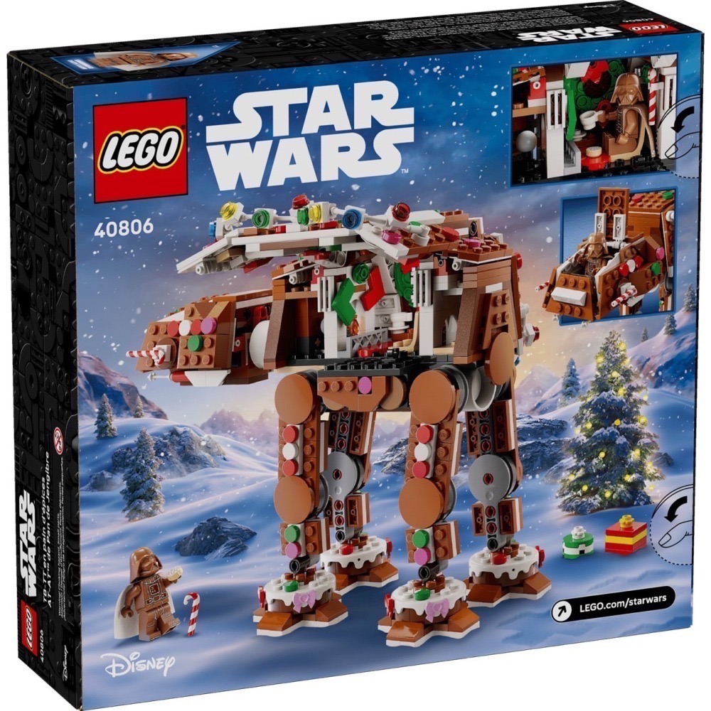 [Home&Brick] LEGO 40806  薑餅 AT-AT™ 步行機-細節圖2