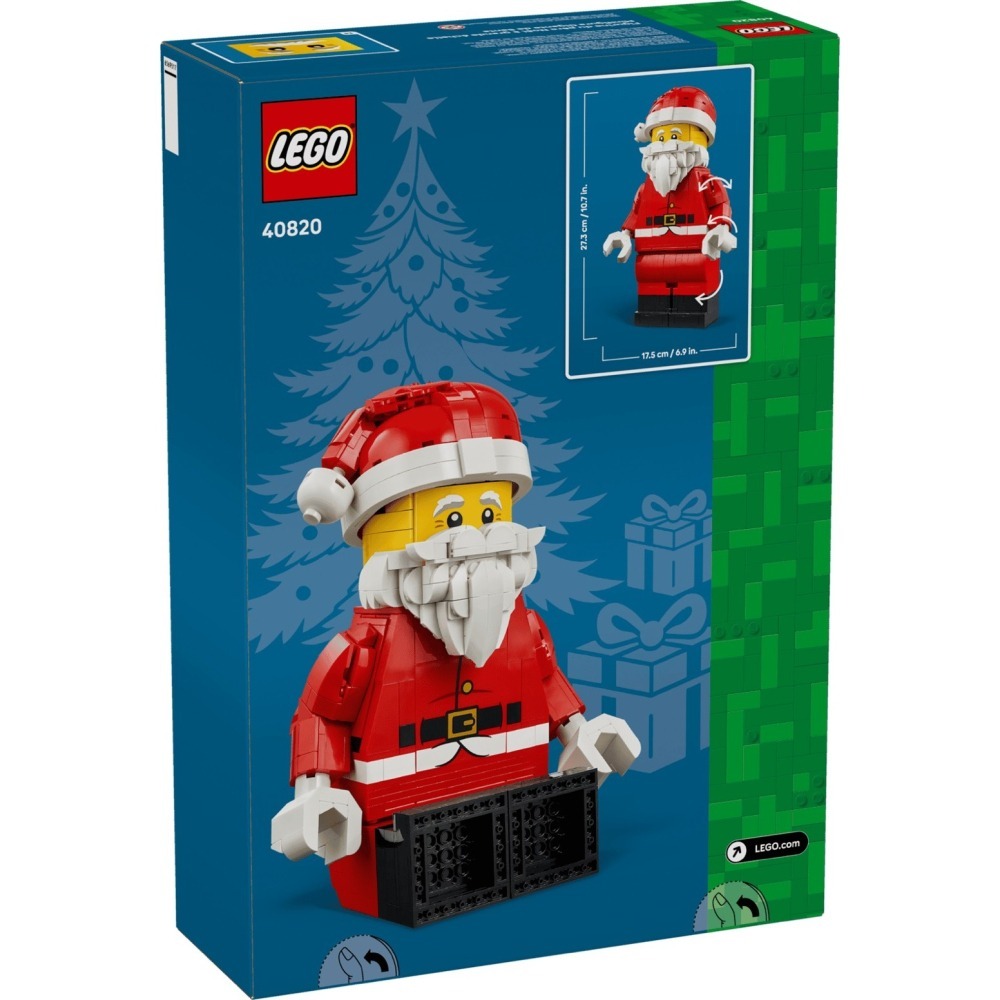 [Home&Brick] LEGO 40820  放大版耶誕老人人偶-細節圖2