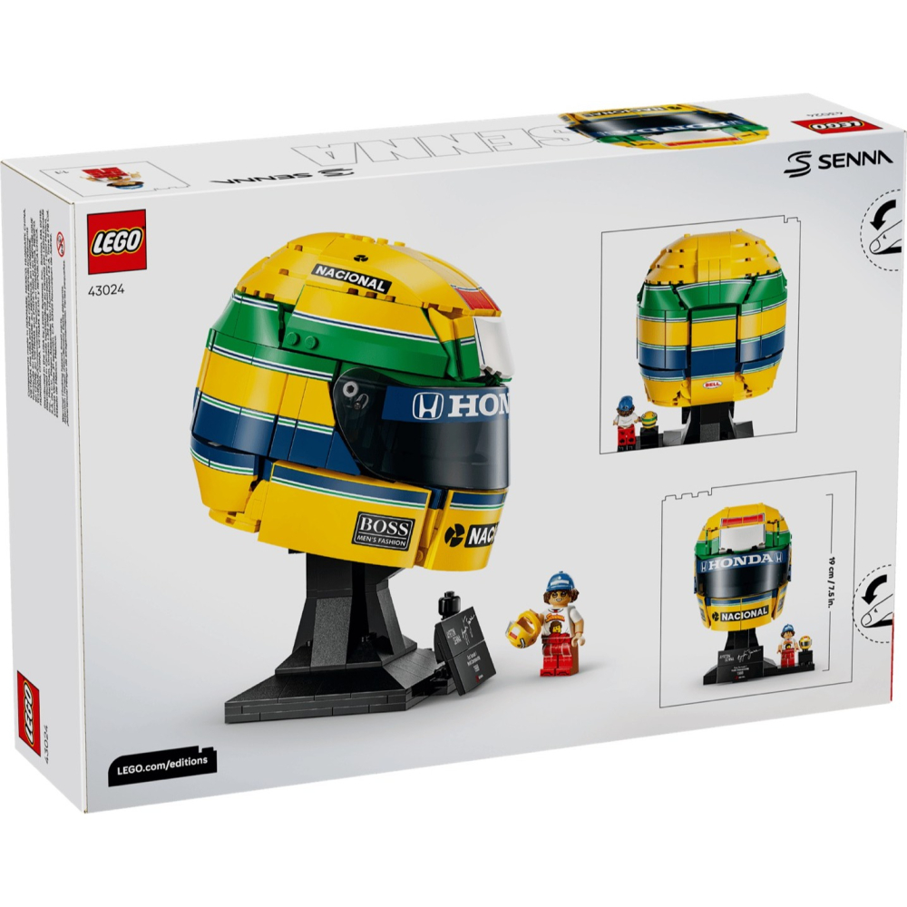 [Home&Brick] LEGO 43024 Ayrton Senna 頭盔-細節圖2