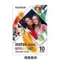 Fujifilm 富士 拍立得底片 instax mini 卡通圖案 迪士尼圖案  空白底片 白邊底片 1捲10張-規格圖11