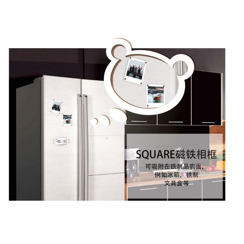 適用 SQ 底片 Fujifilm instax square 磁鐵式壓克力相框 壓克力 適用冰箱 鐵櫃 白板-細節圖5