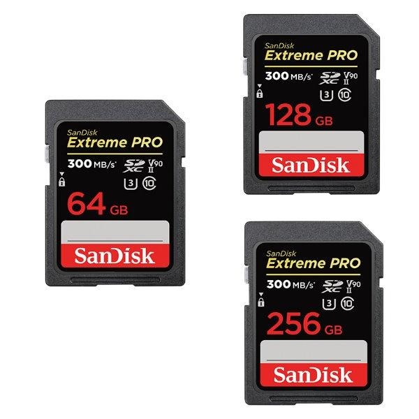 SanDisk ExtremePRO SDXC 64G 128G 256G U3 300MB 高速記憶卡 記憶卡 公司貨-細節圖2