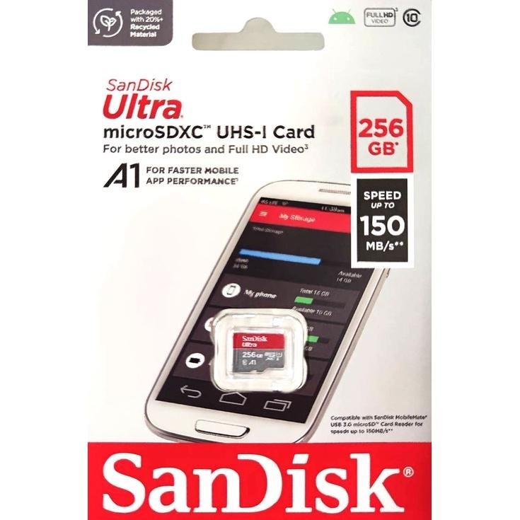 SanDisk Ultra microSDXC 64G 128G 256G 140MB/150MB 記憶卡 增你強公司貨-細節圖6