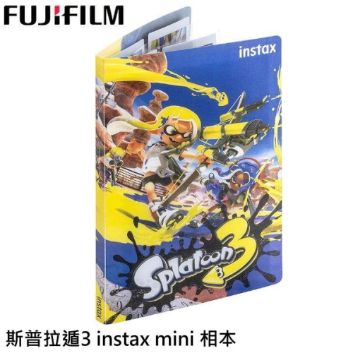 FUJIFILM instax mini Splatoon 3 斯普拉遁 相本 可裝64張底片 馬上拍 馬上看相本