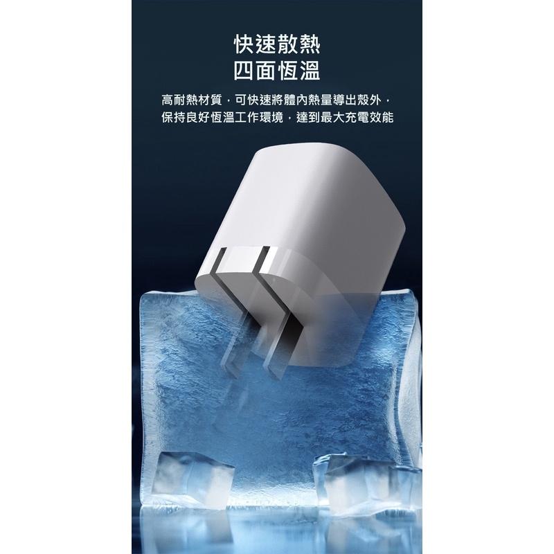 bono  33W GaN 氮化鎵 PD 急速充電器  mini 體積/雙孔輸出 豆腐頭  高效散熱溫控 多重安全防護-細節圖6