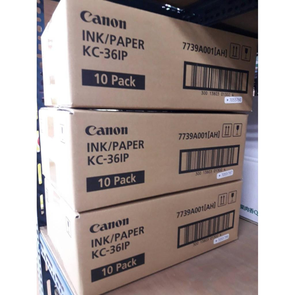 Canon KC-36IP 信用卡2x3尺寸 36張 相片紙 含墨盒 適用 CP1200 CP1300 CP1500-細節圖2