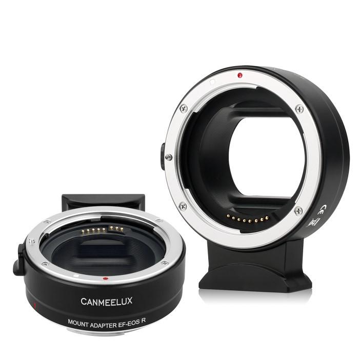 CANMEELUX EF-EOS R 鏡頭轉接環 接寫環 鏡頭接環 轉接圈 自動對焦 EF鏡頭轉EOS R 機身-細節圖2