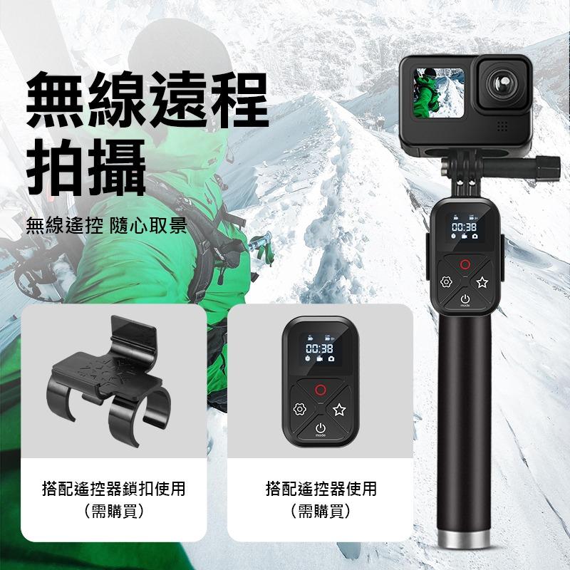 TELESIN M款自拍棒 五段伸縮 自拍 可夾手機  GOPRO 全系列相機皆可以使用  長度90cm-細節圖8