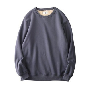 男女秋冬羊羔絨保暖素色衛衣 | 厚實保暖 | 寒冬必備 | 單穿好搭配 | 簡單有型 | 經典款-細節圖5