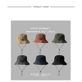 可折疊收納漁夫帽 ｜ 漁夫帽 ｜ 附淺灰掛繩 ｜ 登山帽 ｜ 遮陽 | 防曬 | 戶外用品 | 防潑水 | 好收納-細節圖3