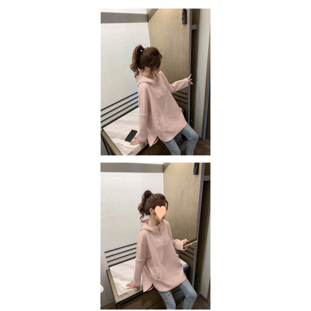 東大門秋季薄款連帽上衣-A0286-細節圖2