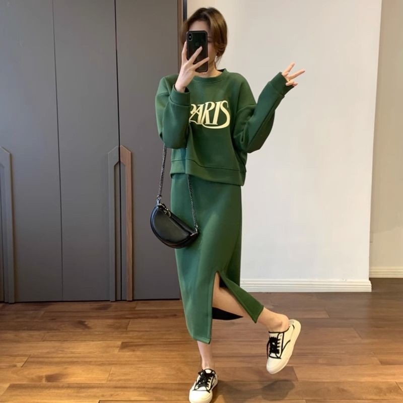 大尺碼時尚半身裙兩件組-A0558-細節圖2