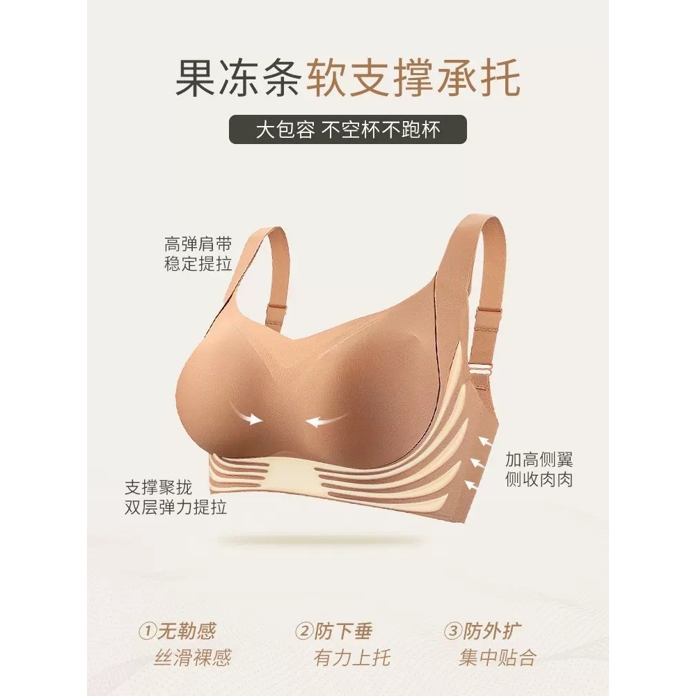 爆款提拉無痕軟支撐聚攏內衣-A0599-細節圖3