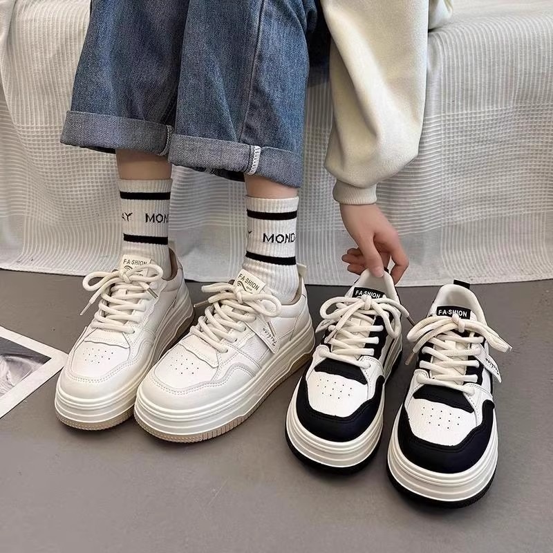 2024新款休閒厚底板鞋-F0164-細節圖2