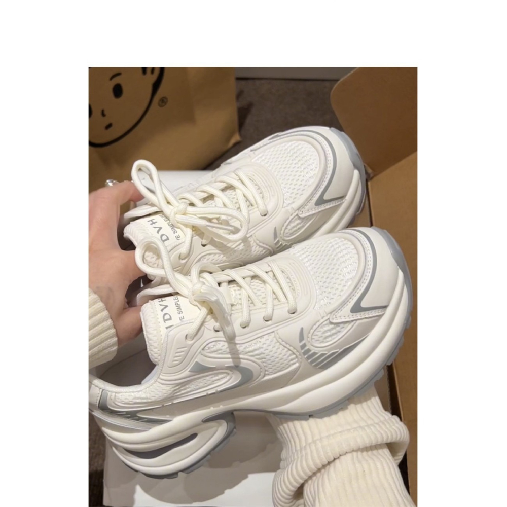 爆款網面透氣增高老爹鞋-H0012-細節圖2