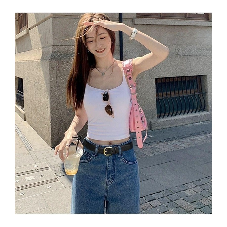 女款仿真皮簡約腰帶-H0017-細節圖3