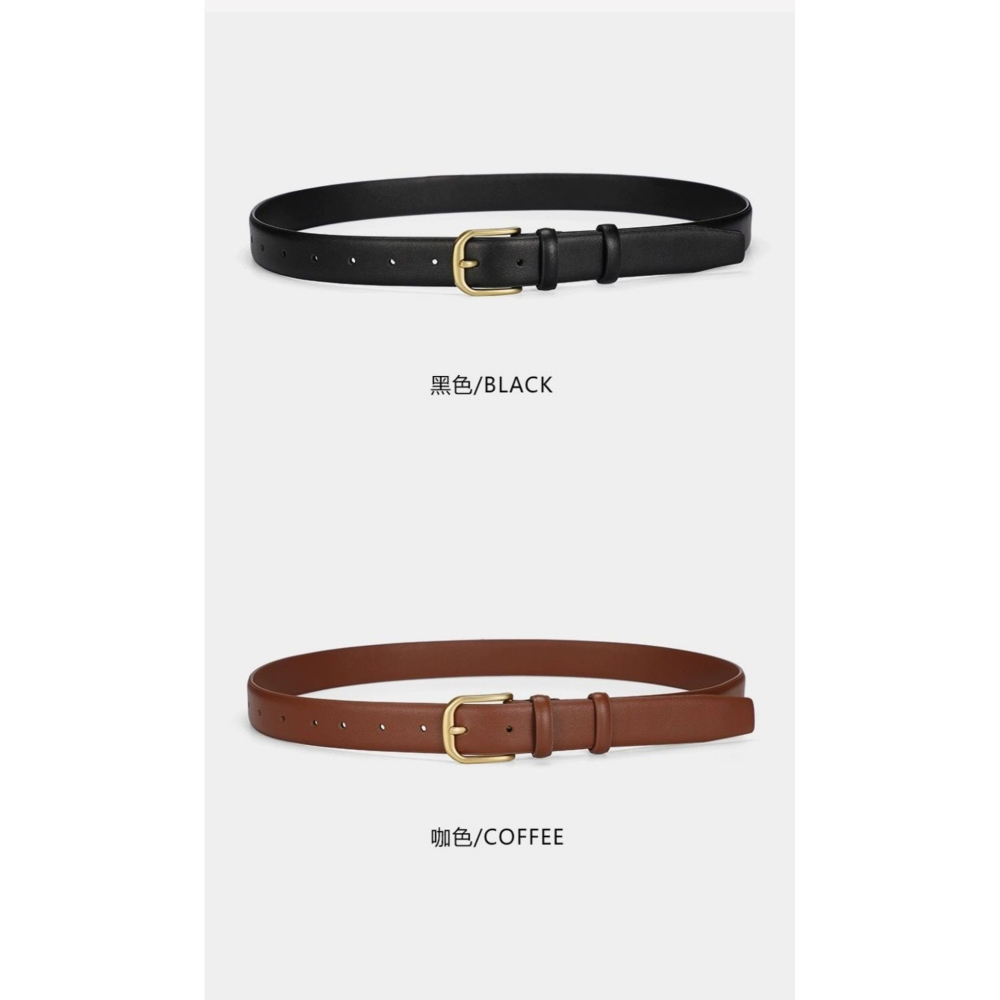 女款仿真皮簡約腰帶-H0017-細節圖9