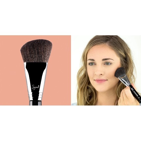 【愛來客】☆美國Sigma官方授權經銷商☆  F23 SOFT ANGLED CONTOU 蜜粉修容化妝刷-細節圖3