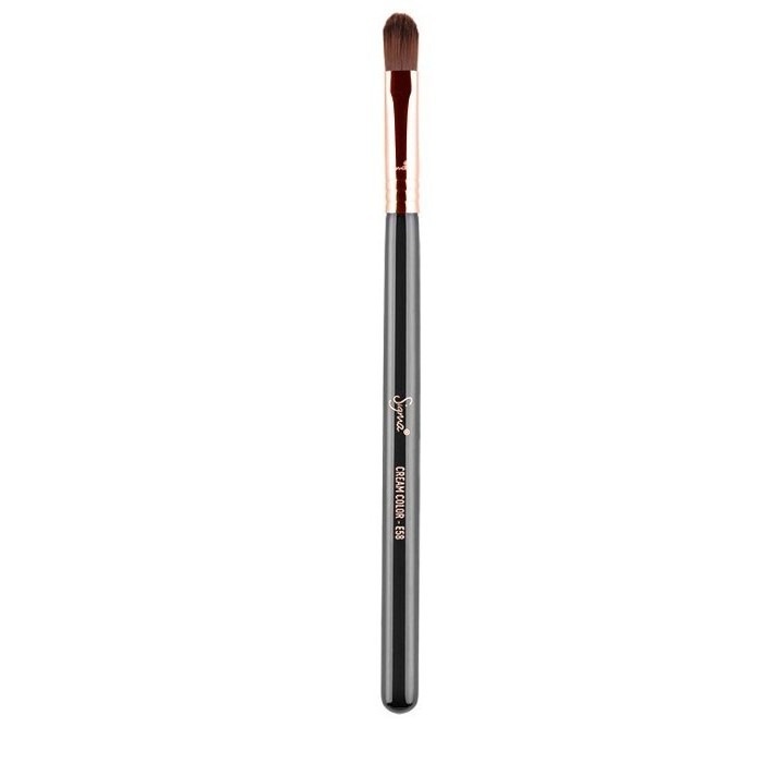【愛來客】☆美國Sigma官方授權經銷商☆E58-CREAM COLOR BRUSH (銅環)玫瑰金 霜狀眼影打底化妝刷-細節圖2