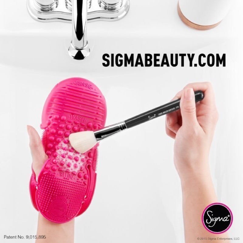 【愛來客】☆美國Sigma官方授權經銷商☆Sigma Spa Brush Cleaning Glove洗刷手套-細節圖4