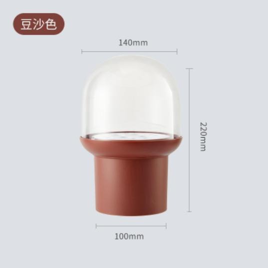 【愛來客 】透明防塵透氣矽膠隔墊化妝刷收納筒12孔收納盒(不含刷具)-規格圖8