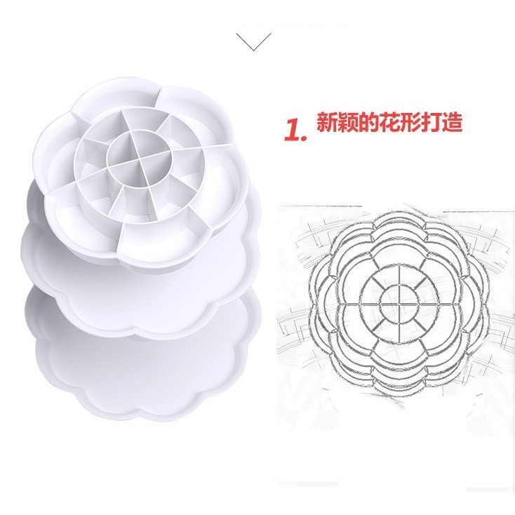 【愛來客】收納盒 多層 diy 創意梳妝臺 旋轉透明 化妝品收納盒 特大號 韓式防水多功能護膚品 收納架-細節圖2