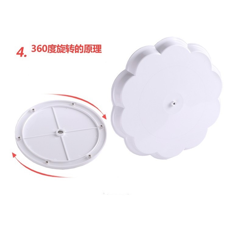 【愛來客】收納盒 多層 diy 創意梳妝臺 旋轉透明 化妝品收納盒 特大號 韓式防水多功能護膚品 收納架-細節圖4