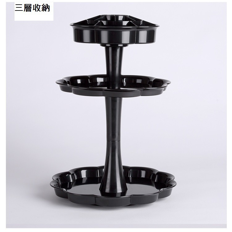 【愛來客】收納盒 多層 diy 創意梳妝臺 旋轉透明 化妝品收納盒 特大號 韓式防水多功能護膚品 收納架-細節圖8