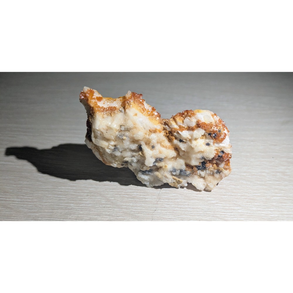 摩洛哥 釩鉛礦共生重晶石 扇形結晶 礦物標本 收藏件-細節圖6