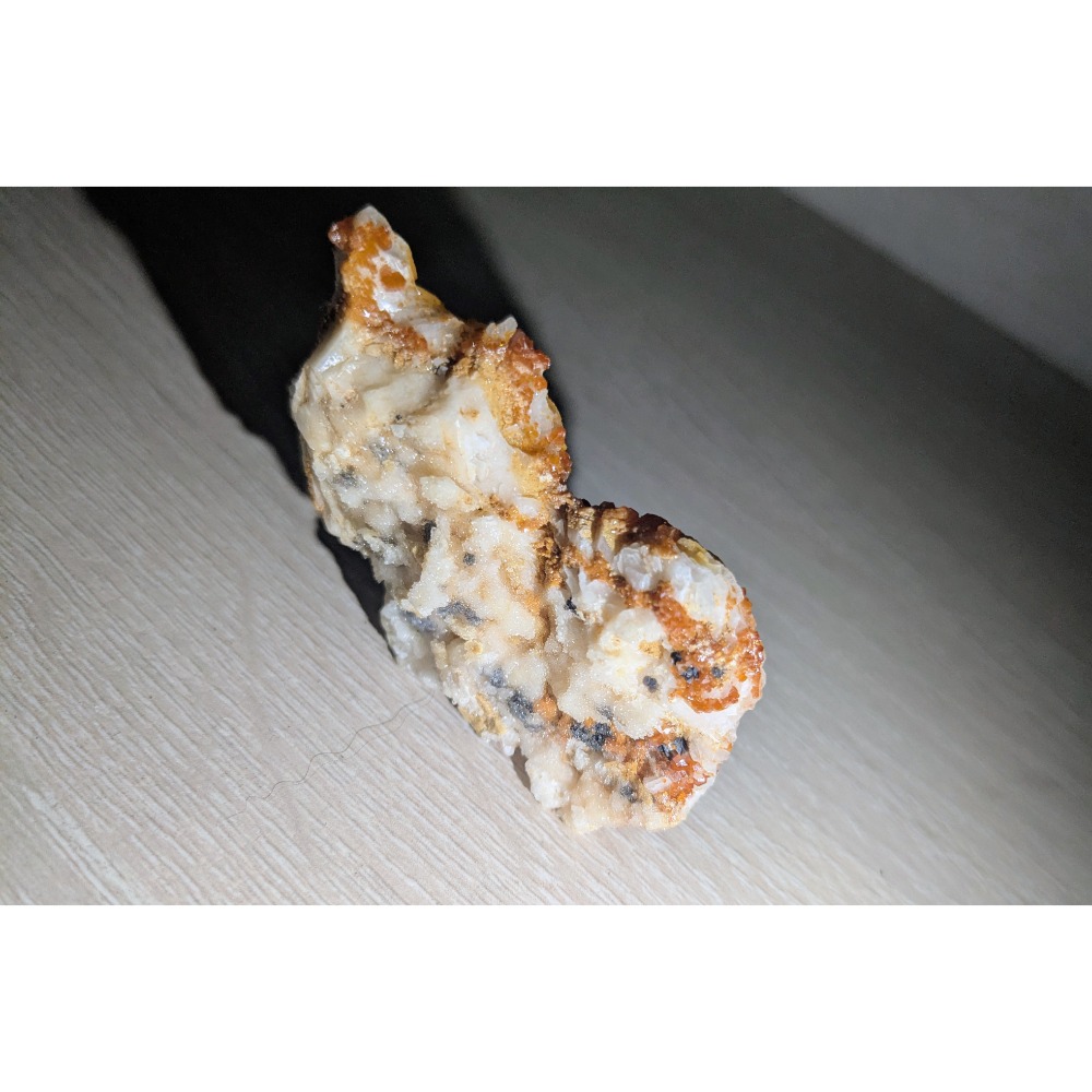 摩洛哥 釩鉛礦共生重晶石 扇形結晶 礦物標本 收藏件-細節圖7