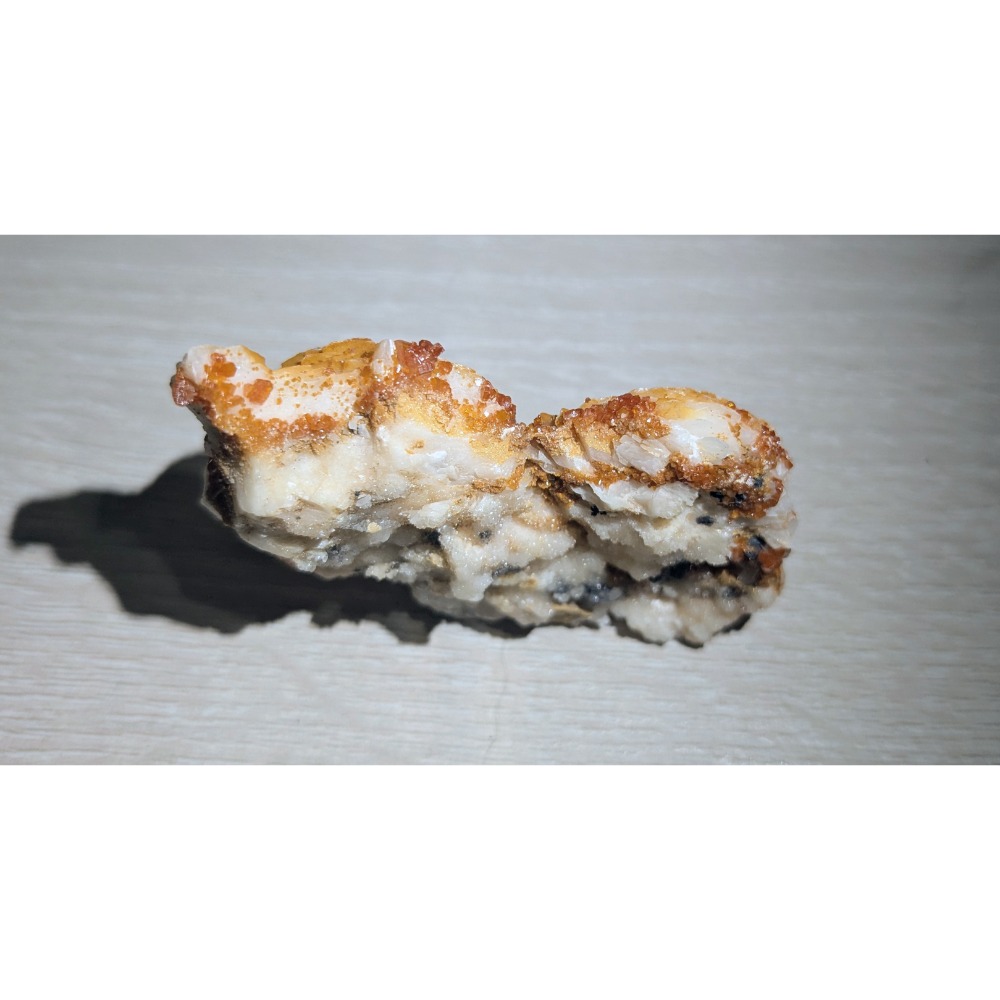 摩洛哥 釩鉛礦共生重晶石 扇形結晶 礦物標本 收藏件-細節圖8