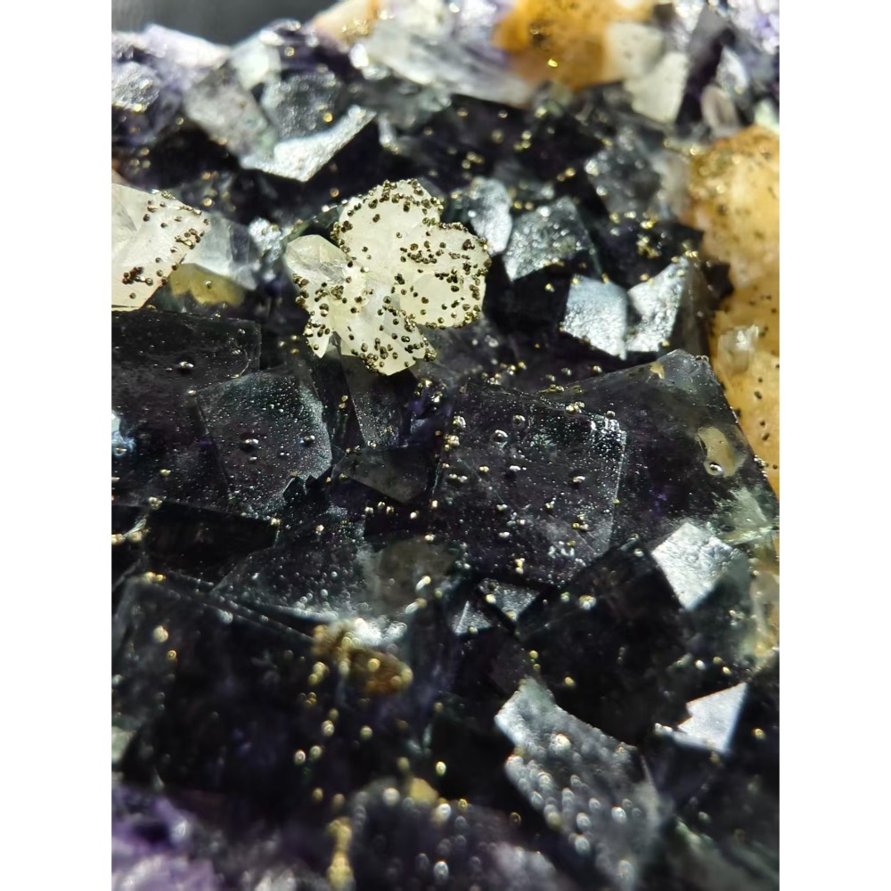 內蒙古 幻影螢石共生 菱鐵礦 水晶標本-細節圖2