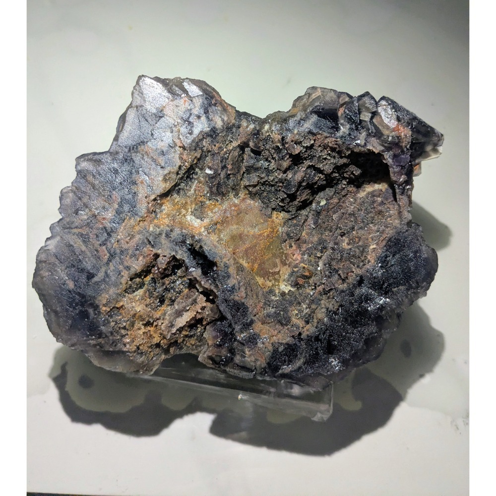 巴基斯坦 黑玫瑰螢石 原礦標本｜UV 強烈螢光｜收藏級結晶-細節圖9